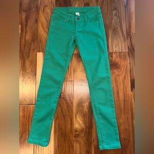 GREEN URBAN VIBE SKINNY JEANS